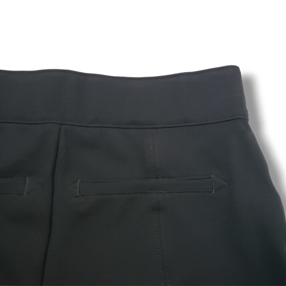 Spanx Back Seam Skinny Perfect Pant Womens Medium Black High Rise Black Ponte - Picture 7 of 10